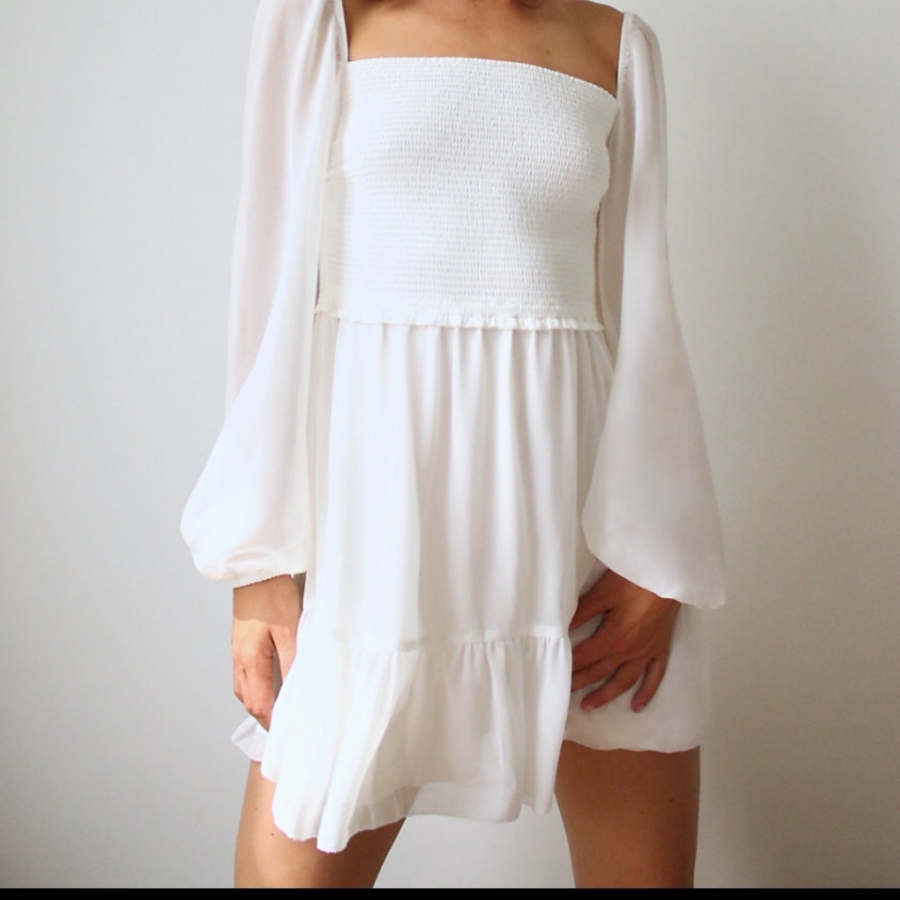 Wilfred Tempest Mini Dress white only worn once